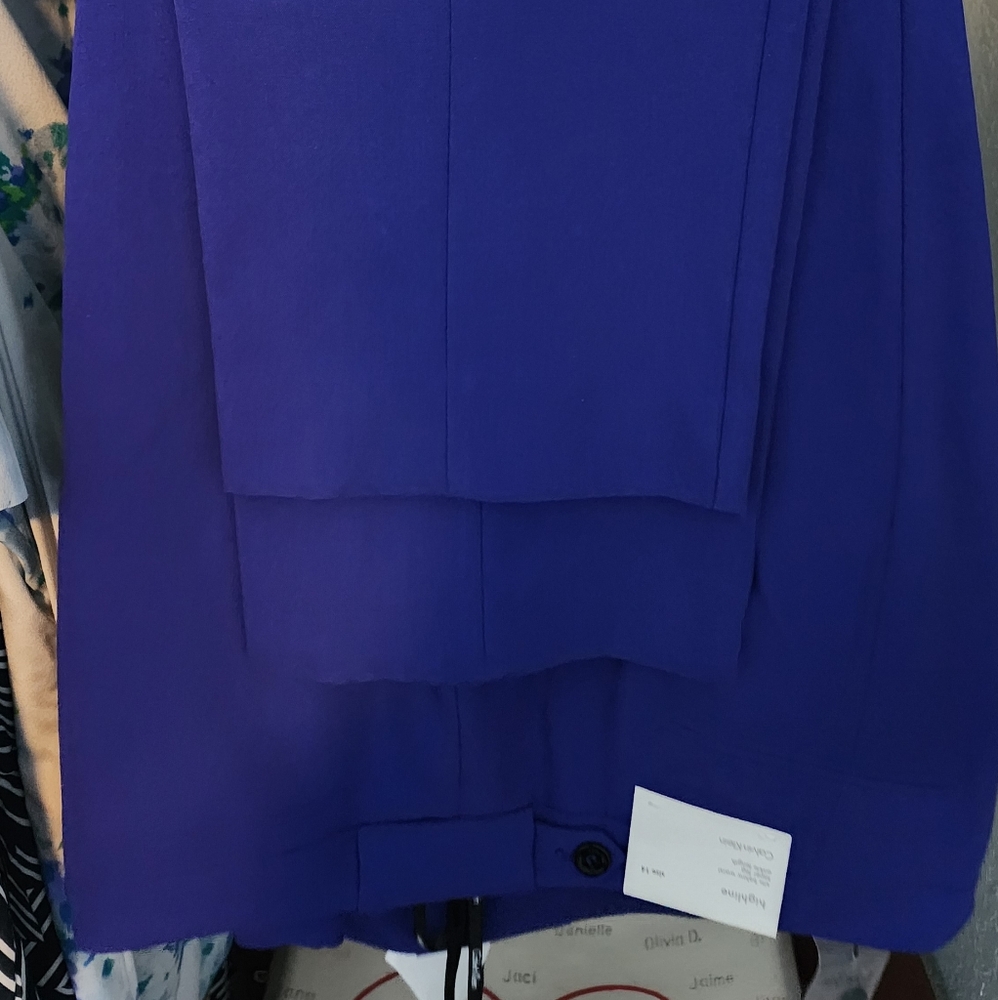 Calvin Klein Royal Blue Tapered Pants